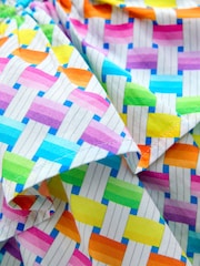 Olivia Rubin Shirred Puff Sleeve Multi Top & Tiered Skirt Set 2 Piece - Image 4 of 5