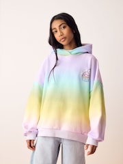 Olivia Rubin Oversized Ombre Logo Multicolour Hoodie - Image 1 of 5