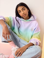 Olivia Rubin Oversized Ombre Logo Multicolour Hoodie - Image 3 of 5