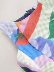 Olivia Rubin Airtex Floral Structured Scuba Multicolour Dress - Image 9 of 10