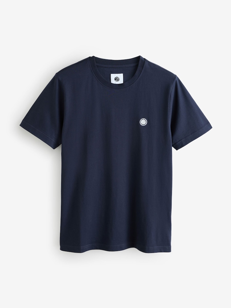 Pretty Green Navy Mitchell T-Shirt - Image 1 of 1