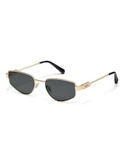 QUAY Gold Hit Single Sunglasses - Image 5 of 5