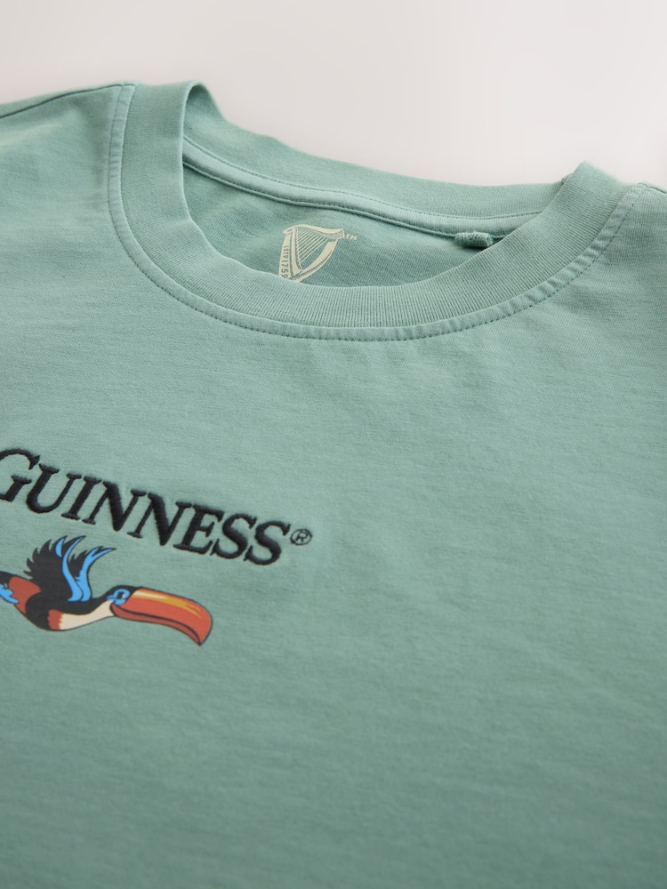 Mørk Grønn - Guinness Relaxed Fit T-skjorte - Bilde 9 av 9