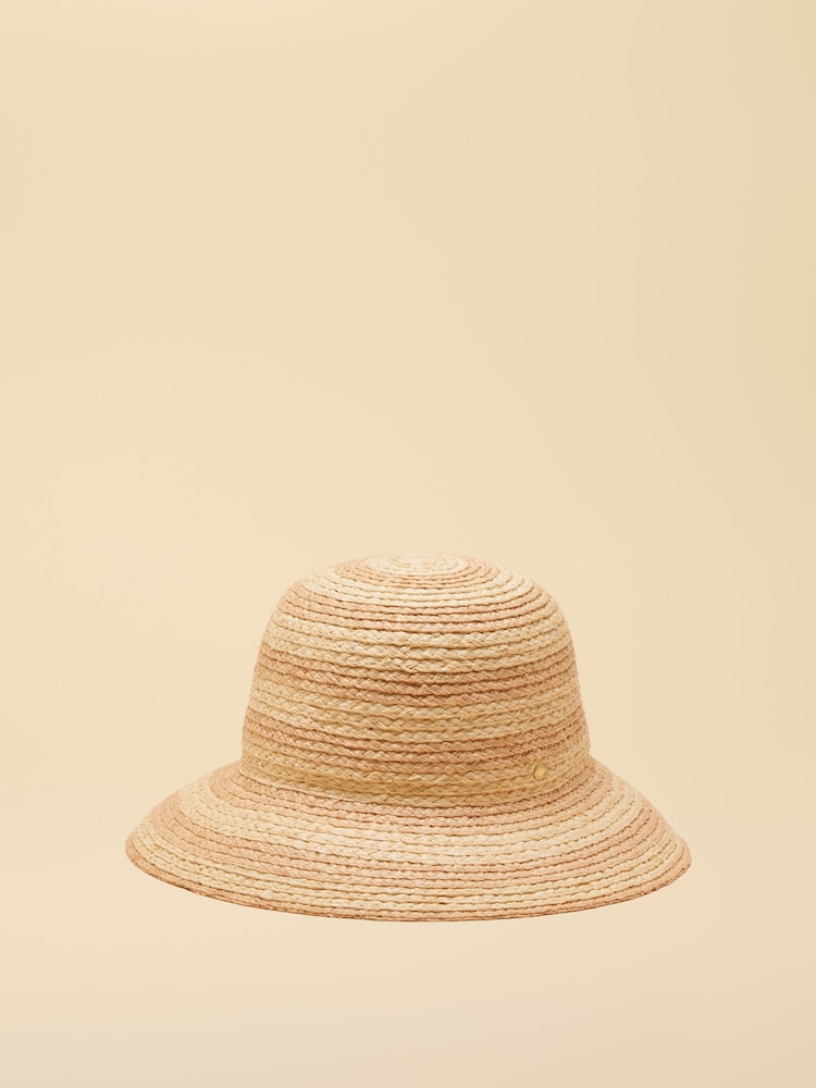 Neutral na Stripe - Joules Albany Cloche Hat - Larawan 1 ng 9