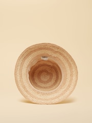 Neutral na Stripe - Joules Albany Cloche Hat - Larawan 6 ng 9