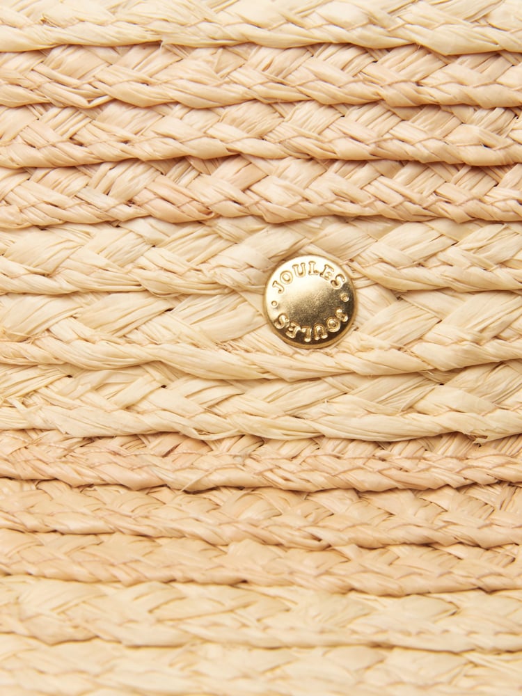 Neutral na Stripe - Joules Albany Cloche Hat - Larawan 9 ng 9