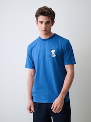 Blau, Snoopy - T-Shirt - Bild 2 von 6