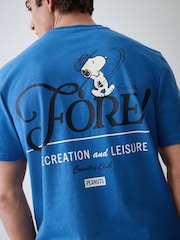 Blau, Snoopy - T-Shirt - Bild 5 von 6