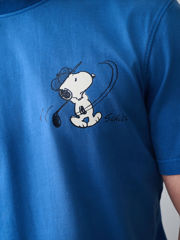 Blau, Snoopy - T-Shirt - Bild 6 von 6