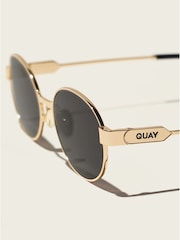 QUAY Gold Anyways Sunglasses - Image 4 of 4