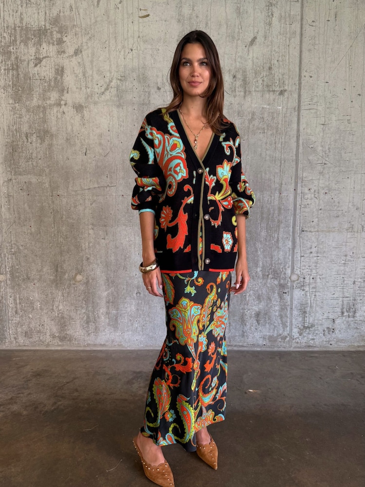 Never Fully Dressed Paisley Martha Cardigan - Imaginea 1 din 2 Never Fully Dressed Paisley Martha Cardigan - Imaginea 1 din 2