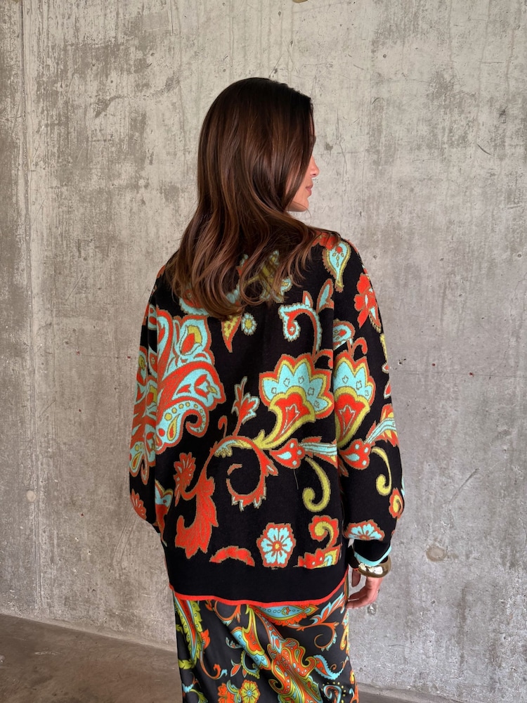 Never Fully Dressed Paisley Martha Cardigan - Imaginea 2 din 2 Never Fully Dressed Paisley Martha Cardigan - Imaginea 2 din 2