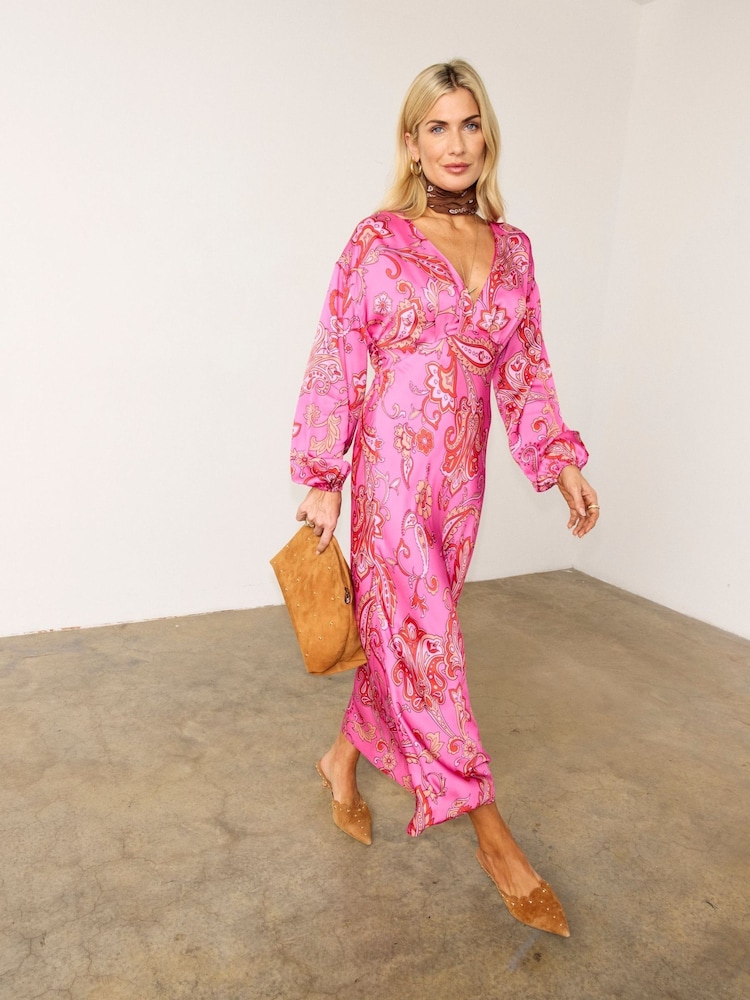 Buy Never Fully Dressed Pink Paisley Emma Petite Dress from Next USA