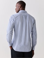 GANT Blue All Over Print Poplin Shirt - Image 3 of 7