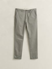 GANT Grey Slim Fit Classic Stretch Chino Trousers - Image 6 of 6