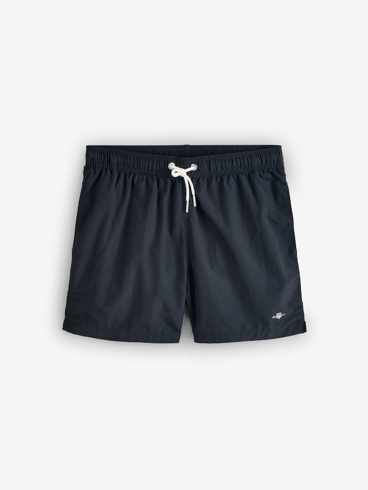 GANT Black Shield Logo Swim Shorts - Image 1 of 1 GANT Black Shield Logo Swim Shorts - Image 1 of 1