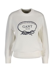 GANT Graphic Logo Knit Jumper - Bild 1 von 2