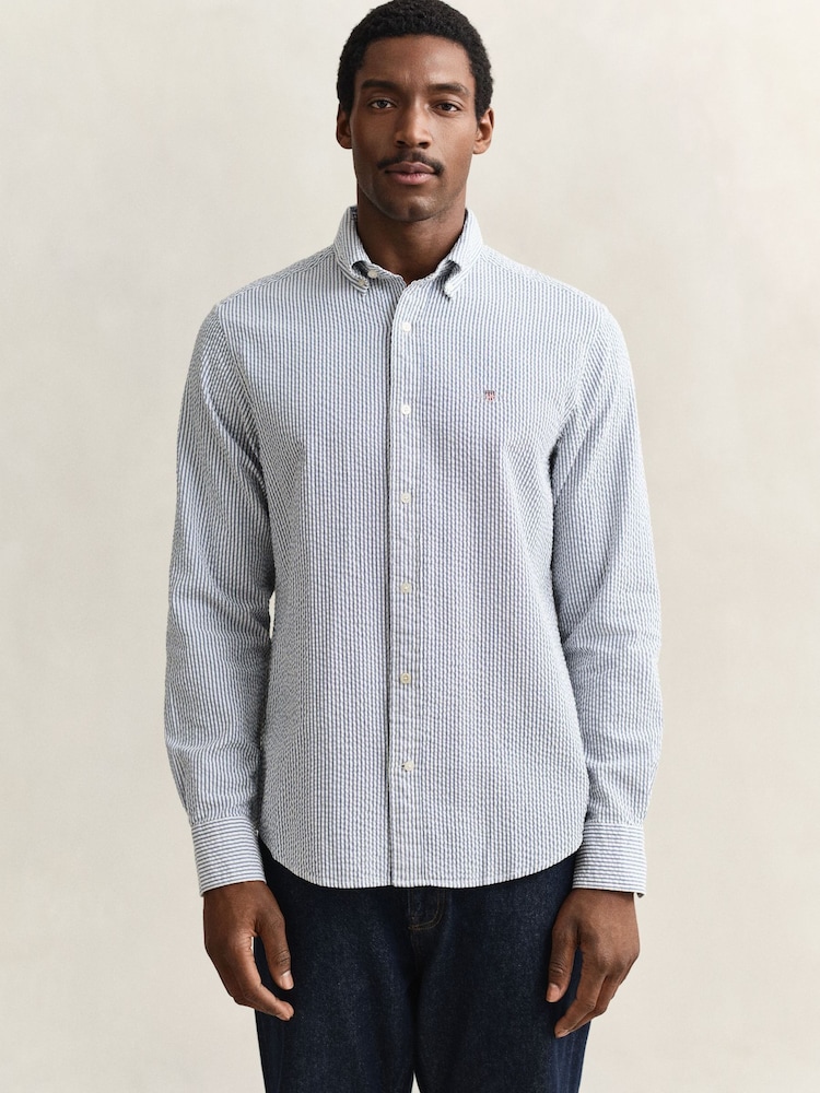 GANT Seersucker Stripe Shirt - Imaginea 1 din 6