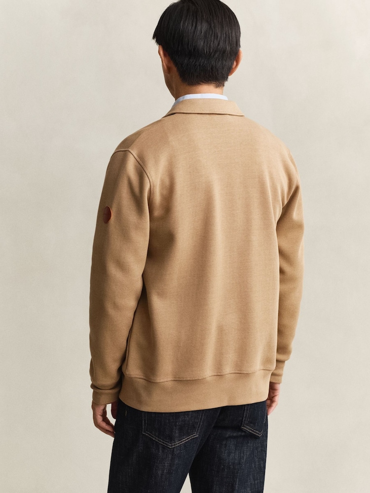 GANT Jersey Zop Through Ponte Roma Bomber Jacket - 画像 2 / 5