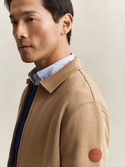 GANT Jersey Zop Through Ponte Roma Bomber Jacket - 画像 4 / 5