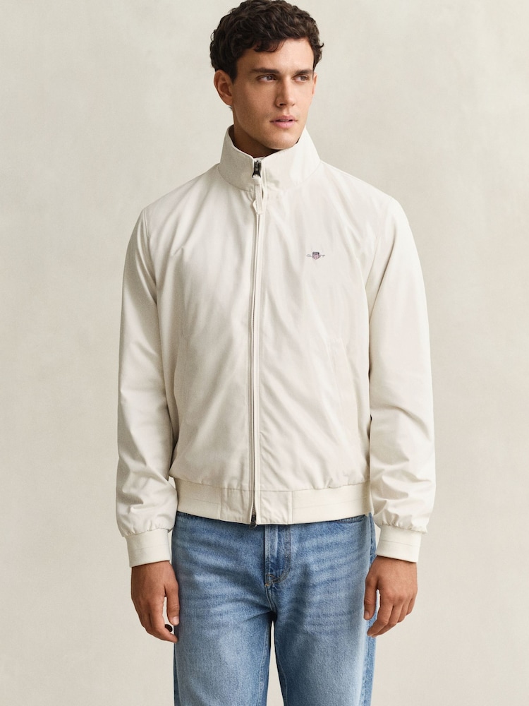 GANT Natural Lightweight Hampshire Zip Through Jacket - Image 2 of 7