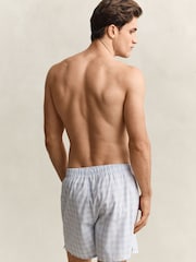 GANT Gingham Pattern Woven Cotton Boxer Shorts 2 Pack - Bild 4 von 4