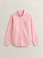 GANT Pink Classic Poplin Shirt - Image 6 of 6