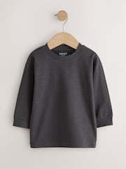 Raya lisa monocromática - Camisetas de manga larga 5 Pack (3meses -7años) - Imagen 10 de 13