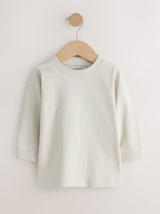 Raya lisa monocromática - Camisetas de manga larga 5 Pack (3meses -7años) - Imagen 9 de 13