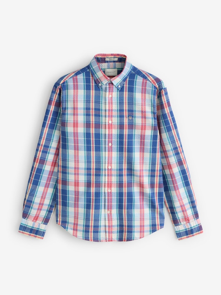 GANT Seerksucker Madras Check Shirt - Imagen 5 de 5
