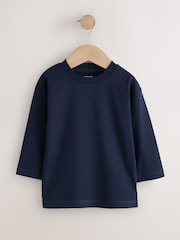 Blue/Navy Long Sleeve T-Shirts 5 Pack (3mths-7yrs) - Image 7 of 9