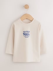 Multi Bright Fun Graphic Slogan Long Sleeve T-Shirts 5 Pack (3mths-7yrs) - Image 6 of 8