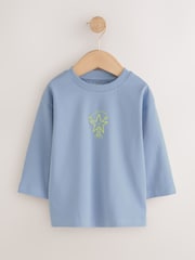 Multi Bright Fun Graphic Slogan Long Sleeve T-Shirts 5 Pack (3mths-7yrs) - Image 7 of 8
