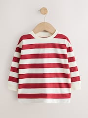 Navy/Red London Long Sleeve Applique T-Shirts 3 Pack (3mths-7yrs) - Image 4 of 7