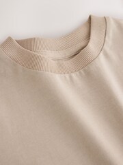 Neutral Long Sleeve Plain T-Shirt (3mths-7yrs) - Image 3 of 4