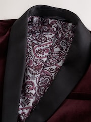 Burgundy Red Blazer Blazer Shirt Trousers and Bow Tie Set (3mths-12yrs) - Image 3 of 6