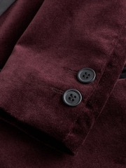 Burgundy Red Blazer Blazer Shirt Trousers and Bow Tie Set (3mths-12yrs) - Image 4 of 6
