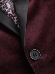 Burgundy Red Blazer Blazer Shirt Trousers and Bow Tie Set (3mths-12yrs) - Image 6 of 6