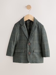 Green Check Blazer (3mths-9yrs) - Image 1 of 4