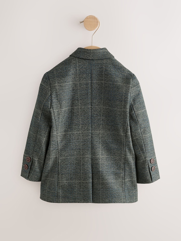 Green Check Blazer (3mths-9yrs) - Image 2 of 4