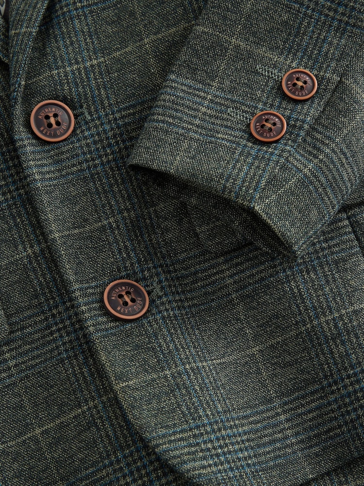 Green Check Blazer (3mths-9yrs) - Image 4 of 4