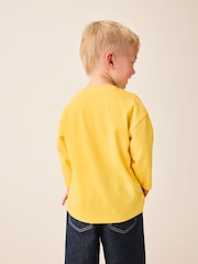 Gelber Hund - Long Sleeve Small Graphic Printed T-Shirt (3mths-7yrs) - Bild 3 von 8