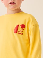 Gelber Hund - Long Sleeve Small Graphic Printed T-Shirt (3mths-7yrs) - Bild 4 von 8