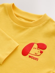 Gelber Hund - Long Sleeve Small Graphic Printed T-Shirt (3mths-7yrs) - Bild 7 von 8