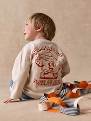 Cream Pumpkin Pie Long Sleeve Back Graphic T-Shirt (3mths-7yrs) - Image 1 of 3