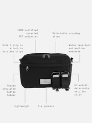 Finnson Taupe Frida Stroller Organiser With Stroller Clips - Image 6 of 6