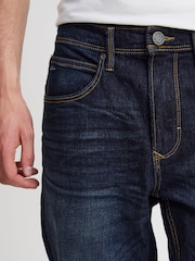 Blend Blue Straight Stretch Dark Denim Jeans - Image 4 of 4