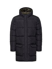 Blend Black Longline Puffer Coat - Image 5 of 5