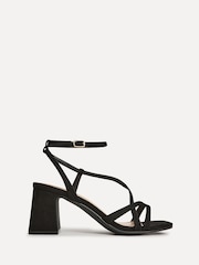 Linzi Black Oslo Strappy Heeled Sandals - Image 2 of 5