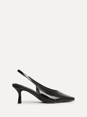 Linzi Brown Method Square Toe Slingback Court Heels - Image 2 of 5